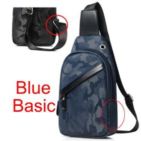 Men's camouflage one shoulder cross chest bag