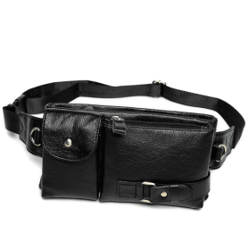 Leather Men's Waist Layer Leather Retro Men's Shoulder Crossbody Bag