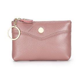 Short mini leather coin purse