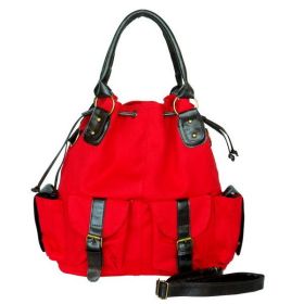 [Love Fire] Stylish Red Double Handle Bag Handbag Purse