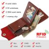 Men's Wallet PU Leather Bifold Purse Slim RFID Blocking Card Holder Cases w/ 2 ID Window Coin Pocket